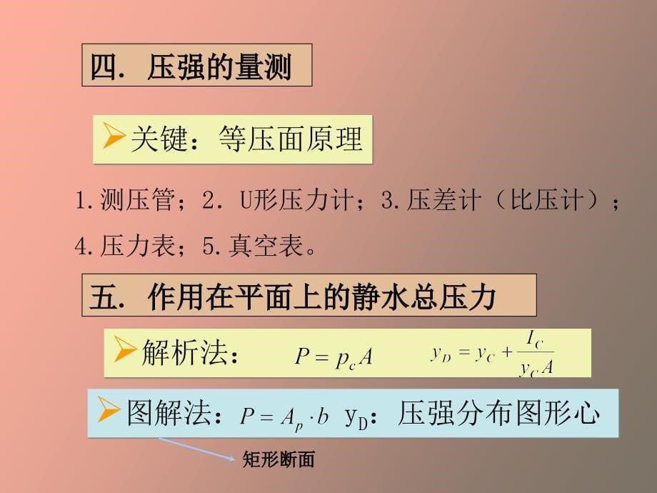 水力学课程总结_第5页