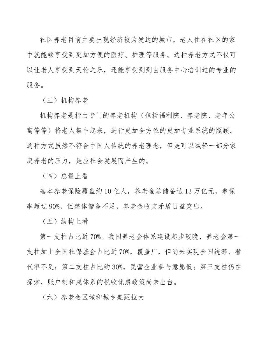 普惠养老服务机构可行性分析_第5页