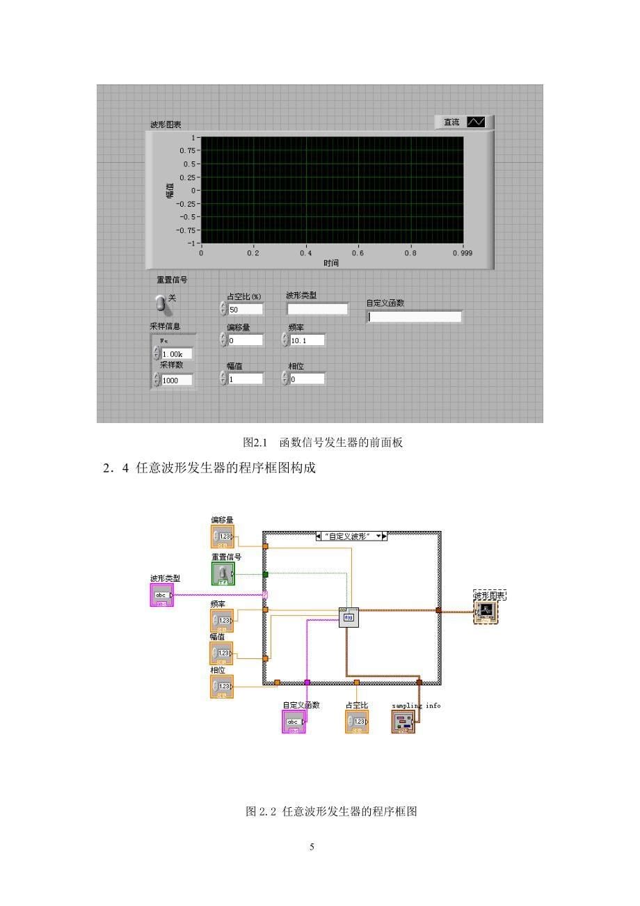 虚拟仪器Labview的任意波形发生器的课程设计.doc_第5页