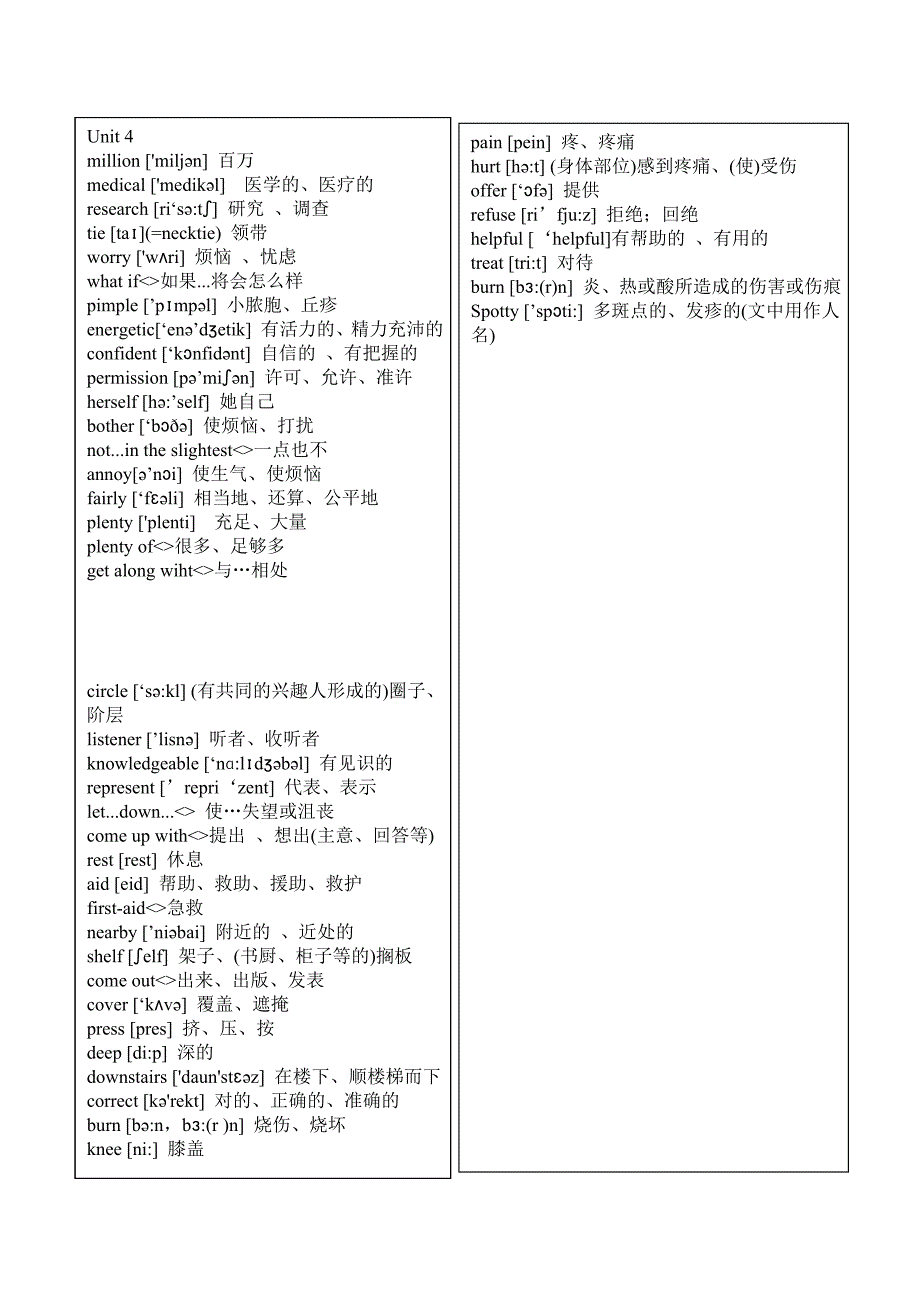 九年级英语单词一到六课.doc_第3页