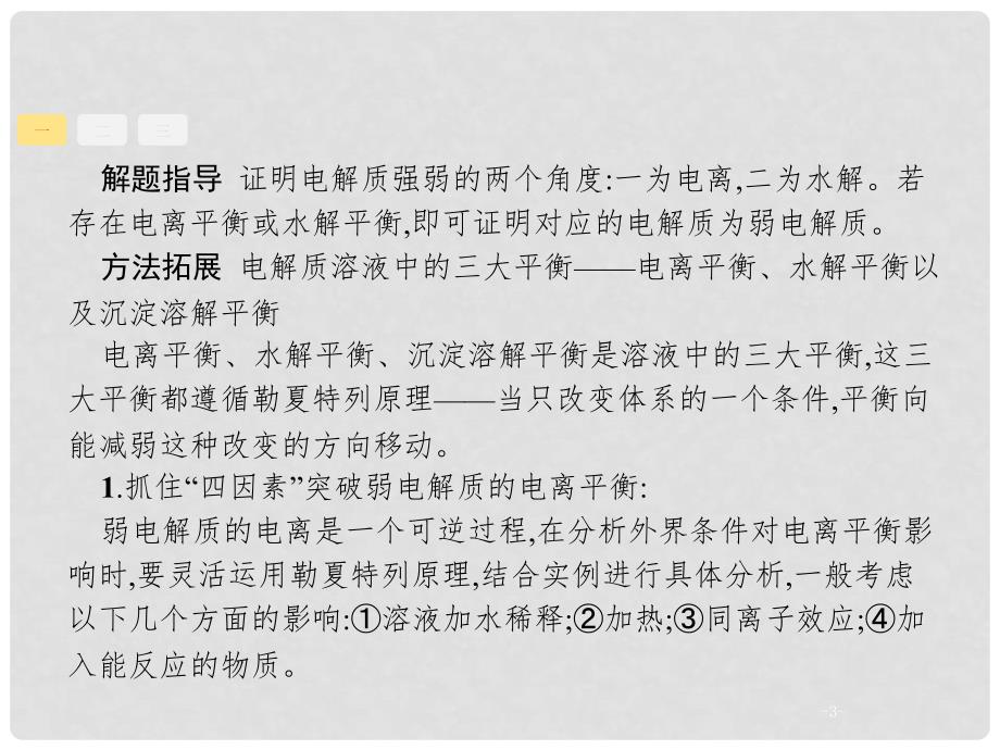 高考化学大二轮复习 选择题专项训练 9 水溶液中的离子平衡课件_第3页