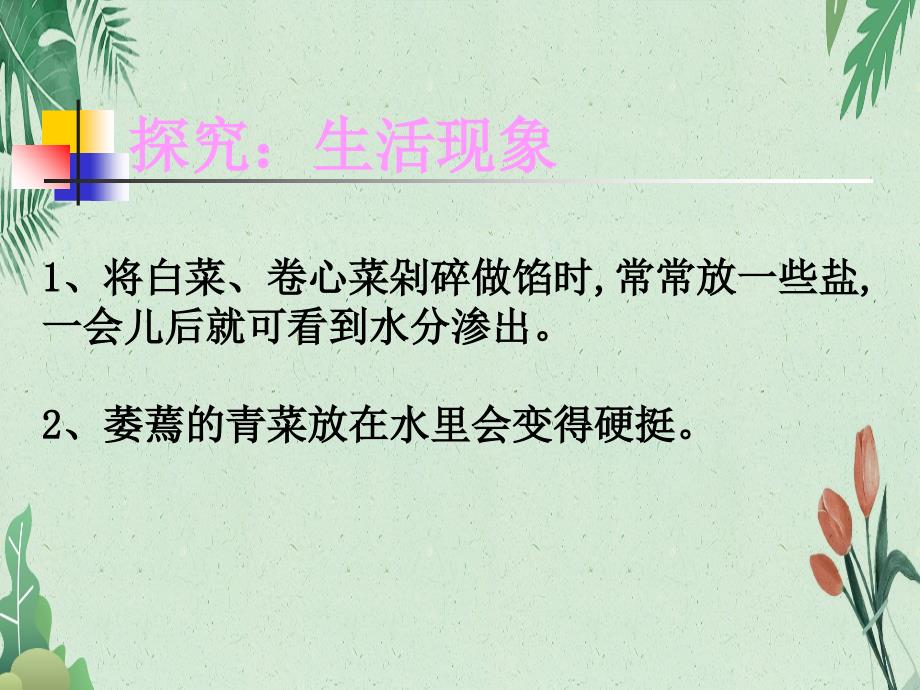 生物必修一4探究植物细胞质壁分离实验说课(共18张)(完美版教学课件)_第4页