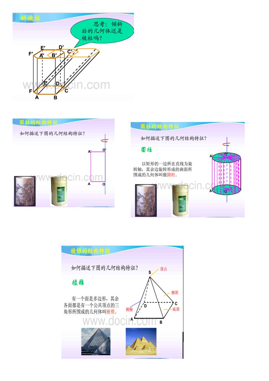 (精品)柱锥台球的结构特征教案_第2页