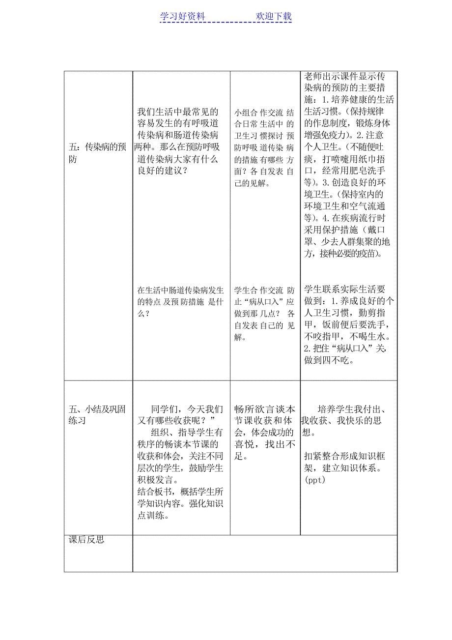 常见传染病的预防教案_第5页