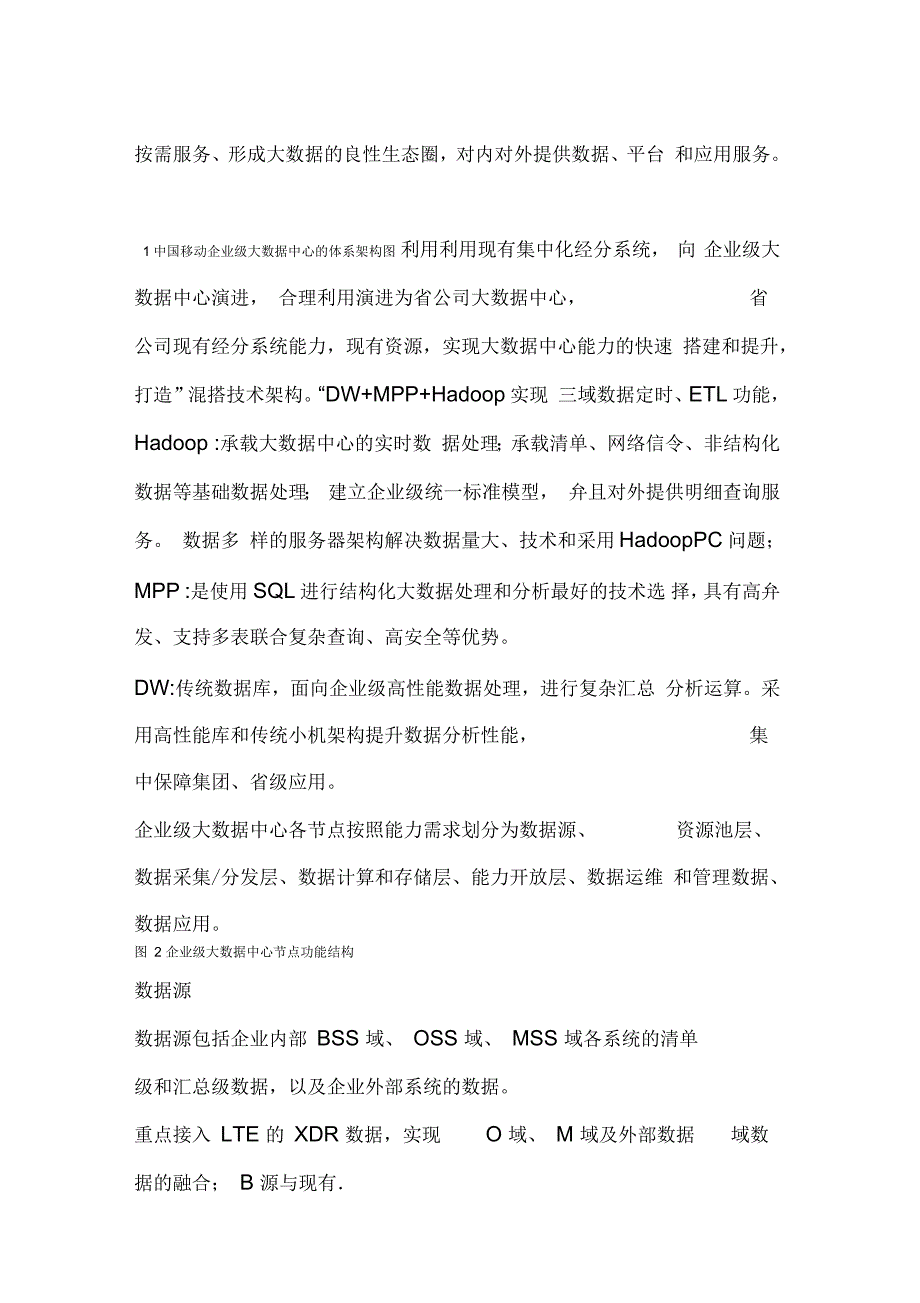 中国移动企业级大数据中心建设指导意见V11年终版资料_第4页