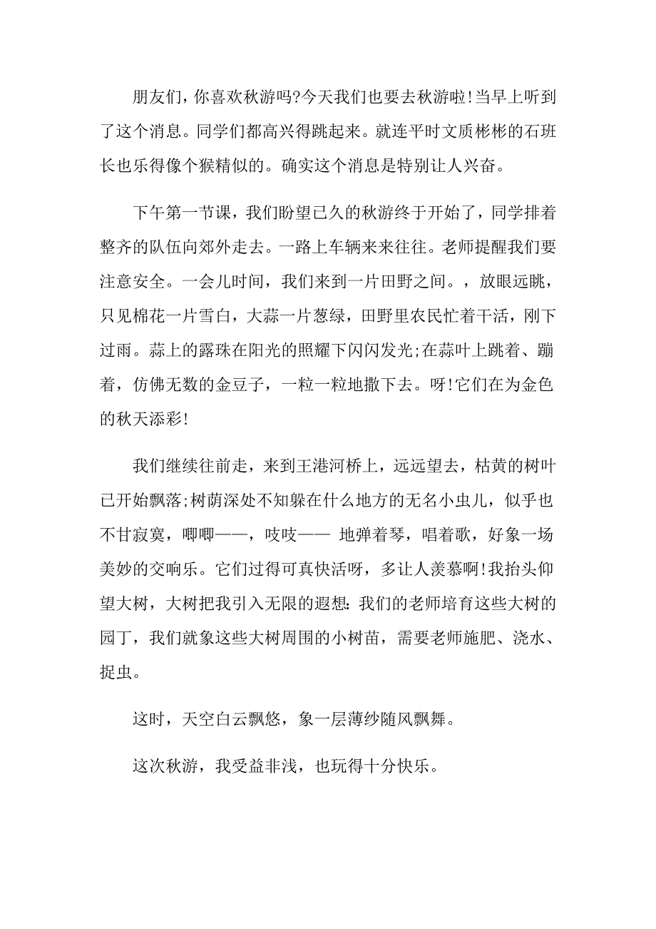 300字三年级作文游范文五篇_第3页