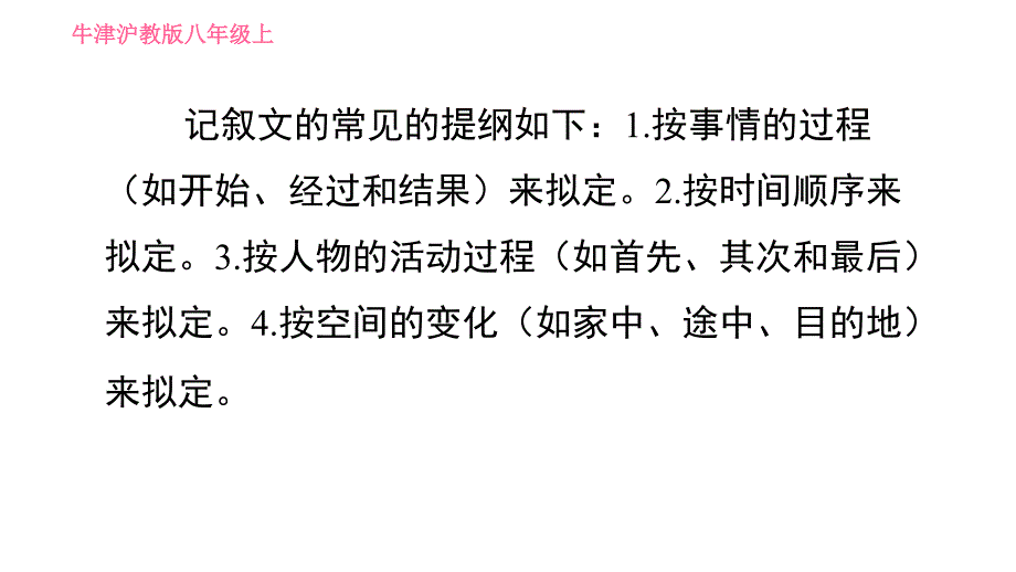 牛津沪教版八年级上册英语习题课件 Unit6 课时5 Writing_第3页