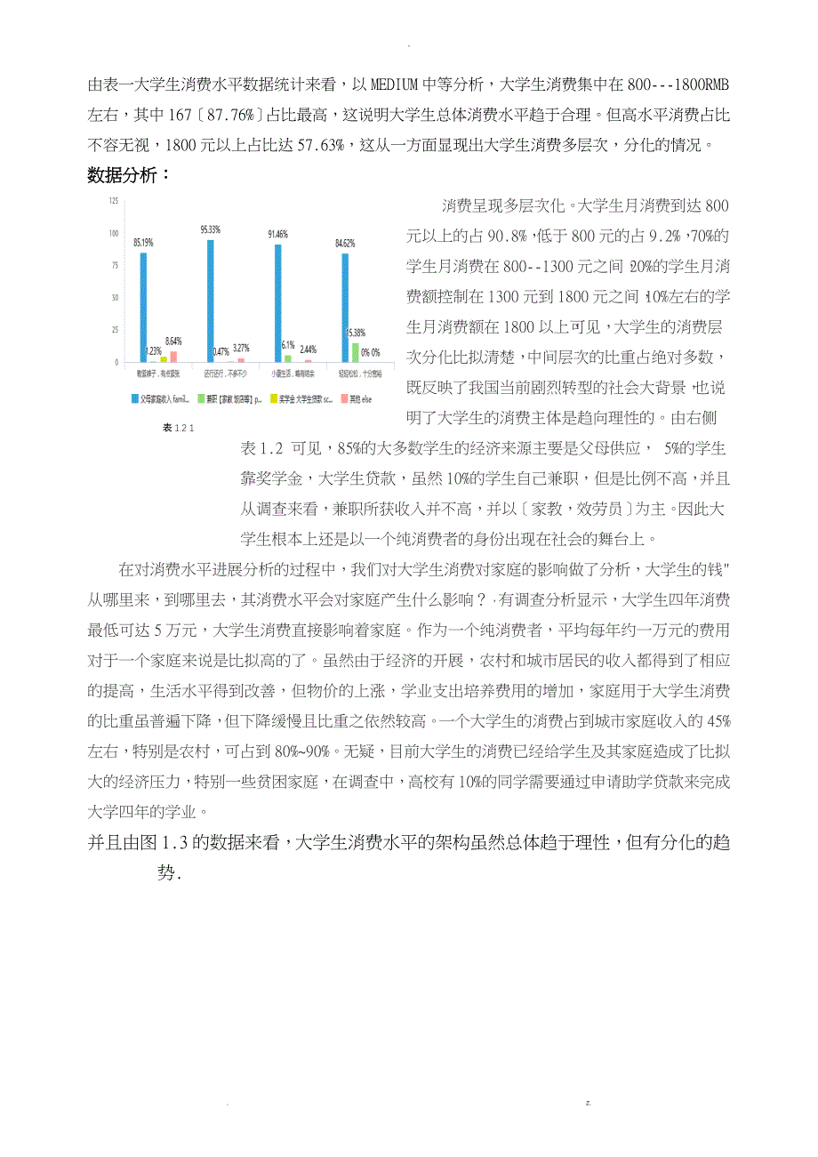 大学生消费状况调查分析实施报告_第2页