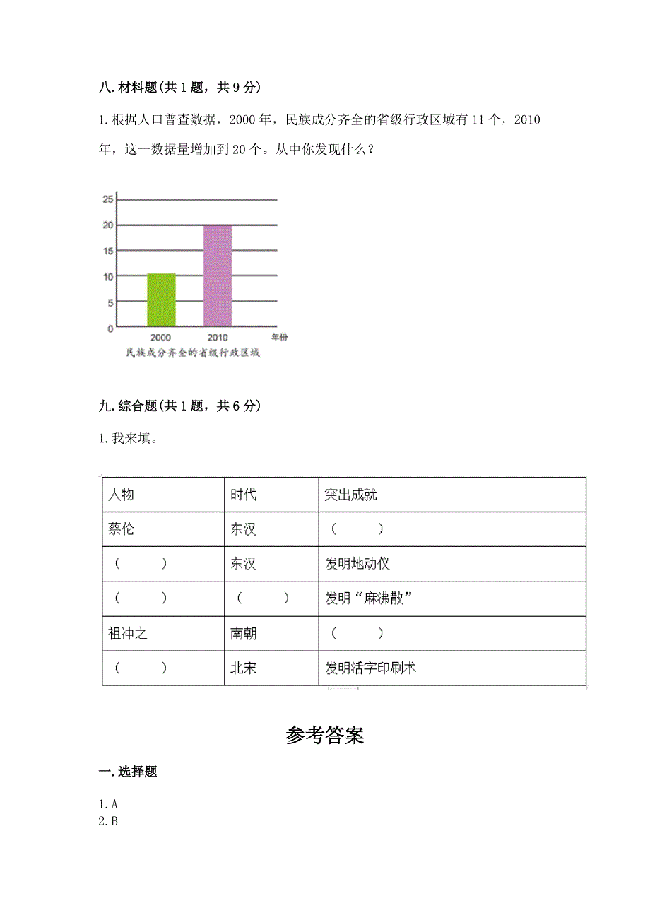 2022五年级上册道德与法治期末测试卷精品(夺分金卷).docx_第5页