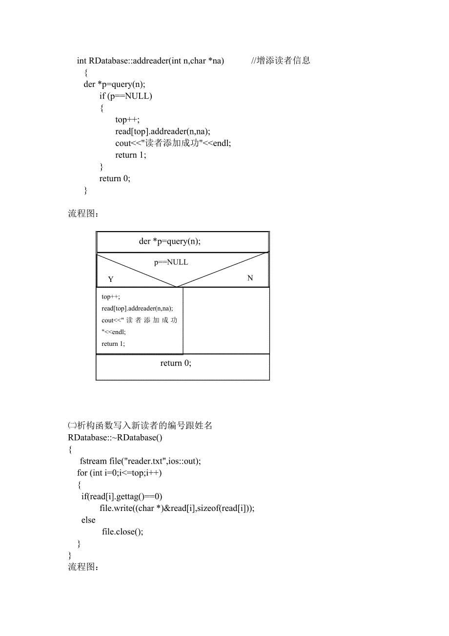 C++课程设计面向对象程序设计图书管理系统统_第5页