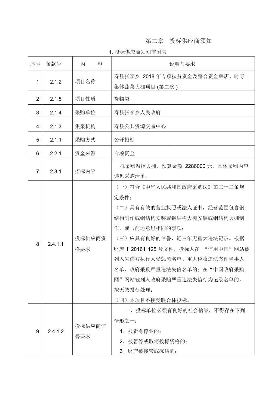 寿张李乡专项扶贫资金及整合资金韩店时寺集体蔬_第5页