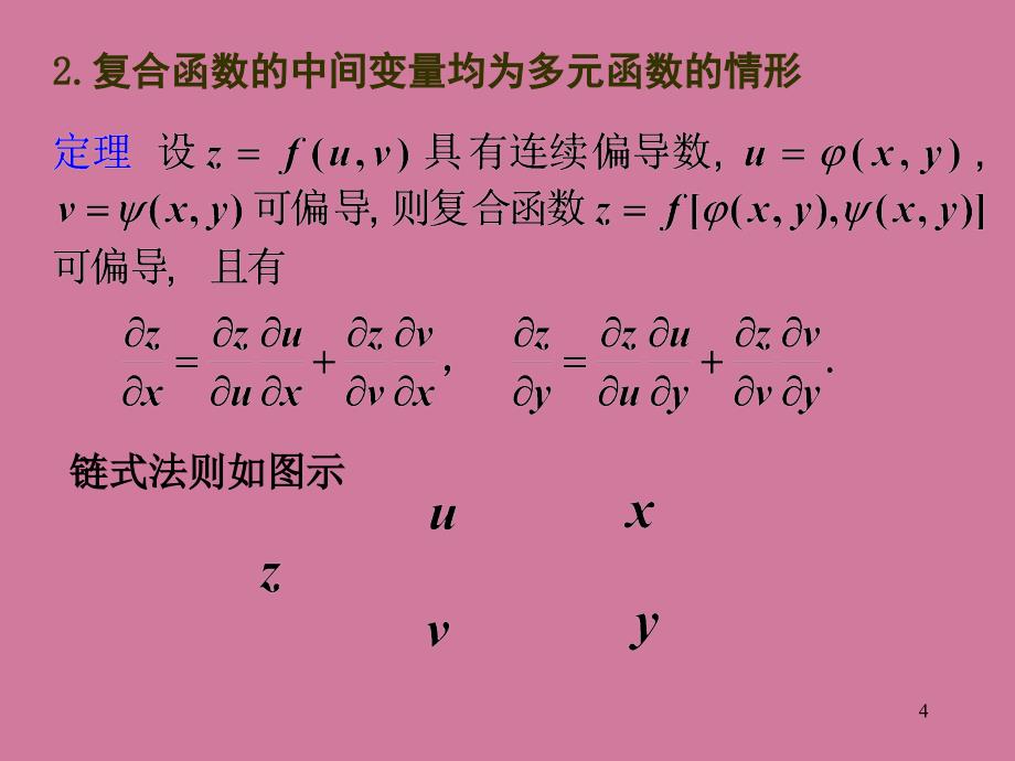 第4节多元复合函数与隐函数微分法ppt课件_第4页