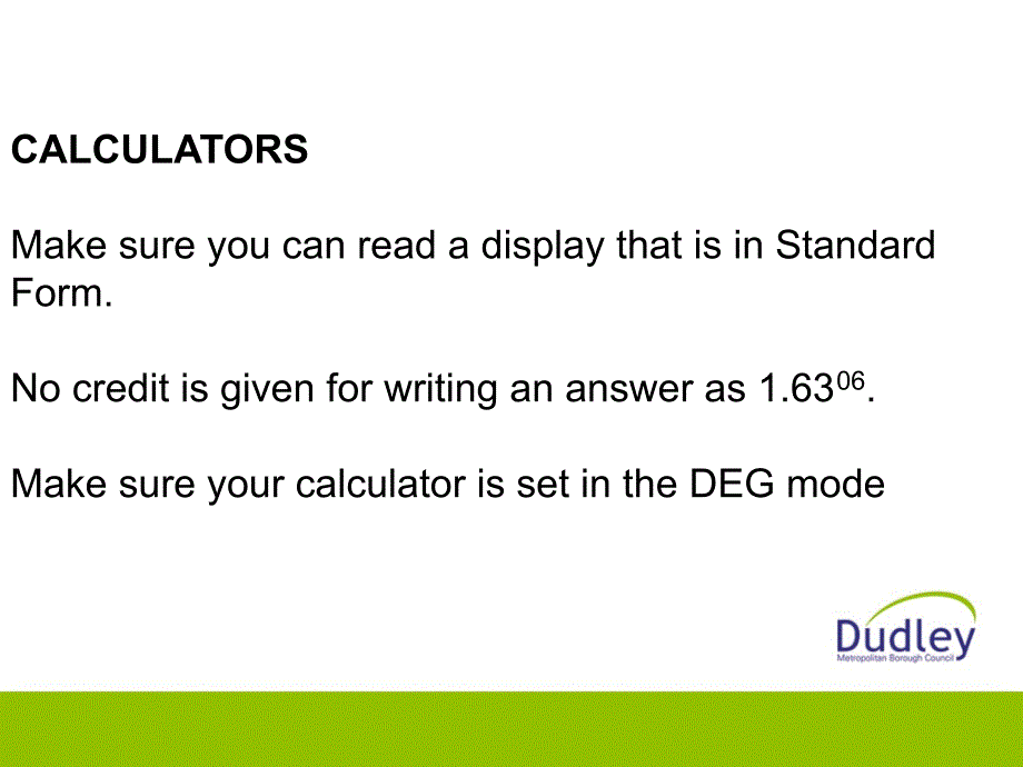 IGCSE-数学考试注意要点_第4页