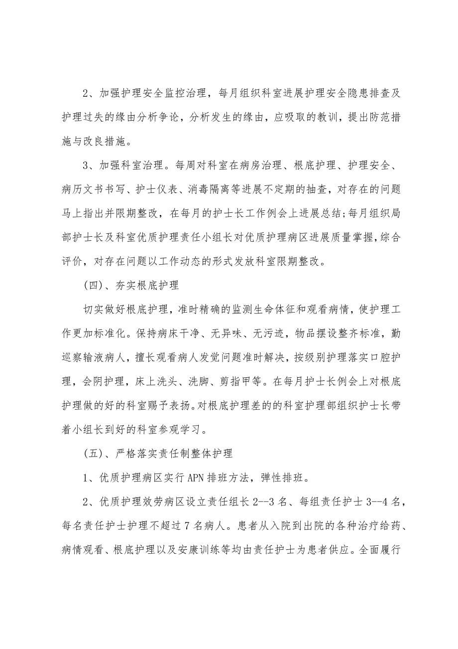 2022年优质护理工作计划例文格式.docx_第5页