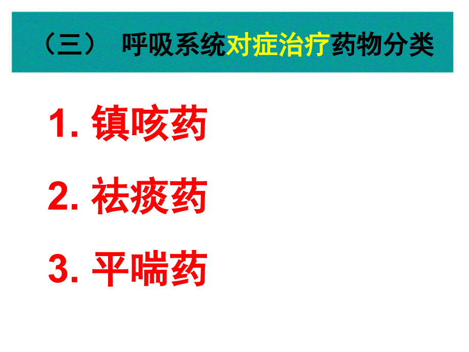 医学课件第29章呼吸系统药理_第4页