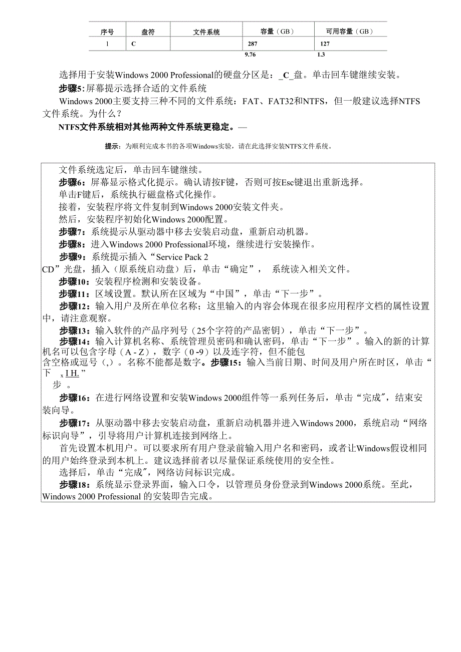 计算机操作系统实验报告_第2页