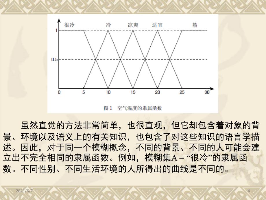 模糊数学隶属函数的确定PPT课件_第4页