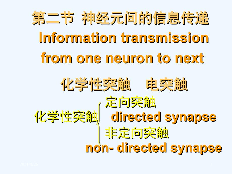 神经元间的信息传递_第1页