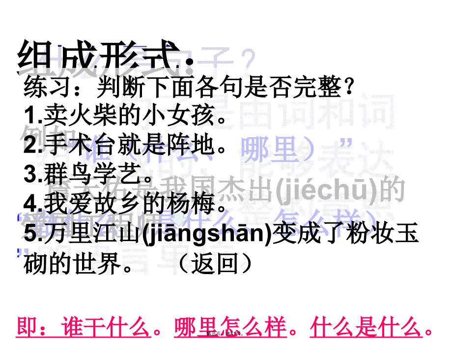 六年级毕业总复习句子(最全)上课讲义_第3页