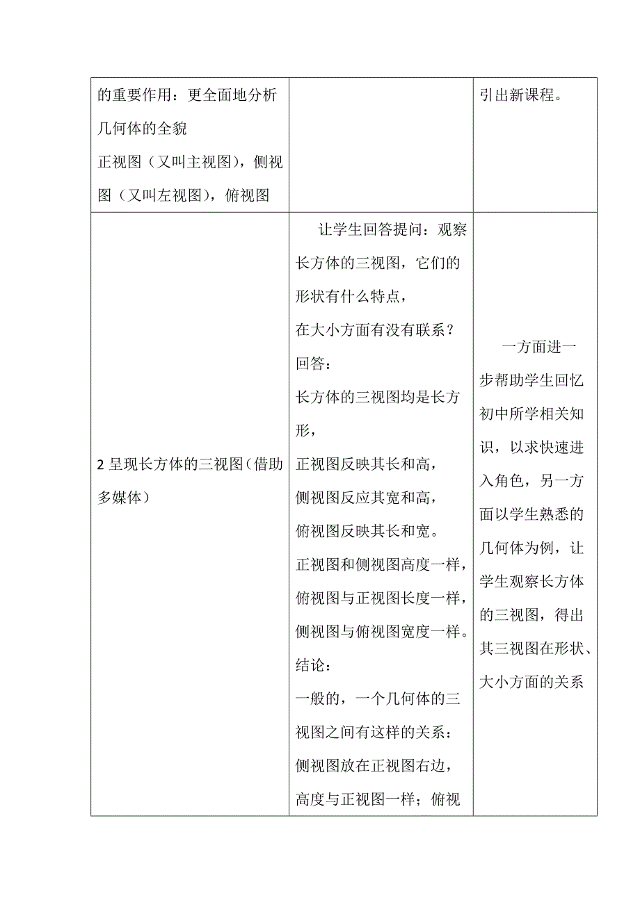 高中学科教学设计模版三视图_第3页