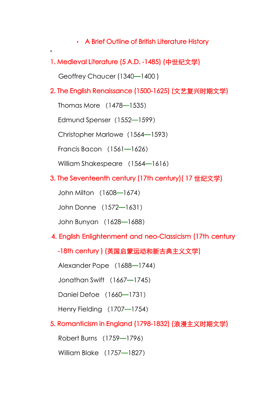 2023年英国文学笔记_第1页