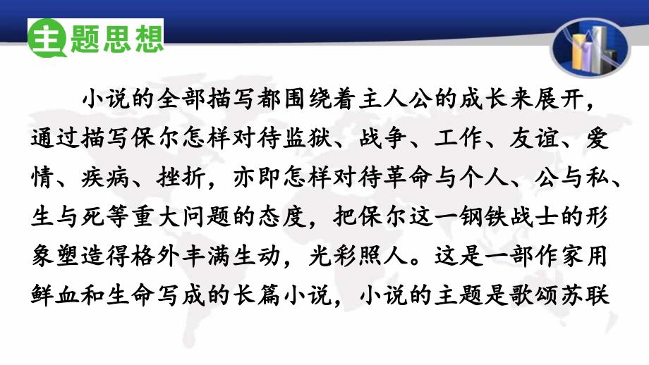 人教部编版语文八年级下册配套ppt课件-名著导读-《钢铁是怎样炼成的》：摘抄和做笔记_第4页