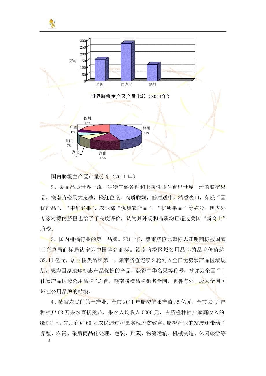 赣南脐橙网络营销与策划方案大学毕设论文_第5页