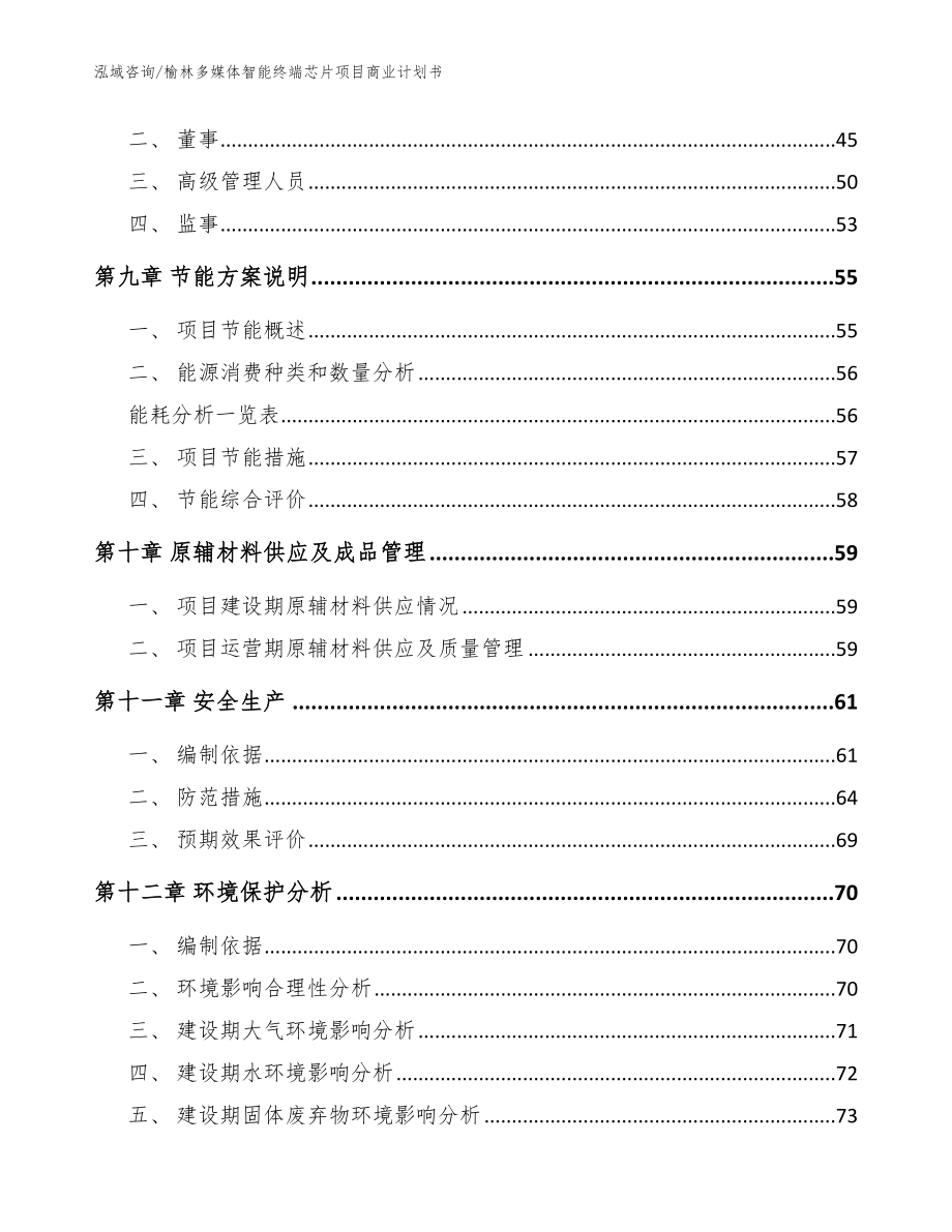 榆林多媒体智能终端芯片项目商业计划书（参考模板）_第3页