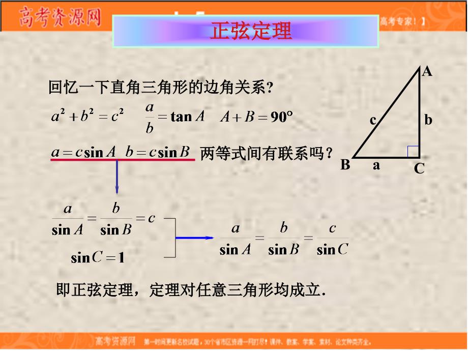 高中数学211《正弦定理》课件北师大版必修5高一_第2页