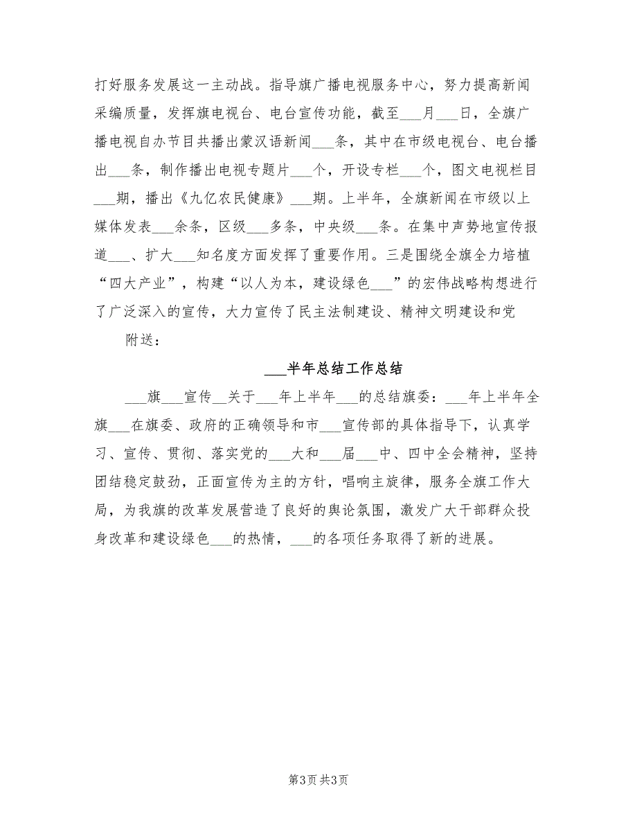 2022年宣传思想工作半年总结_第3页