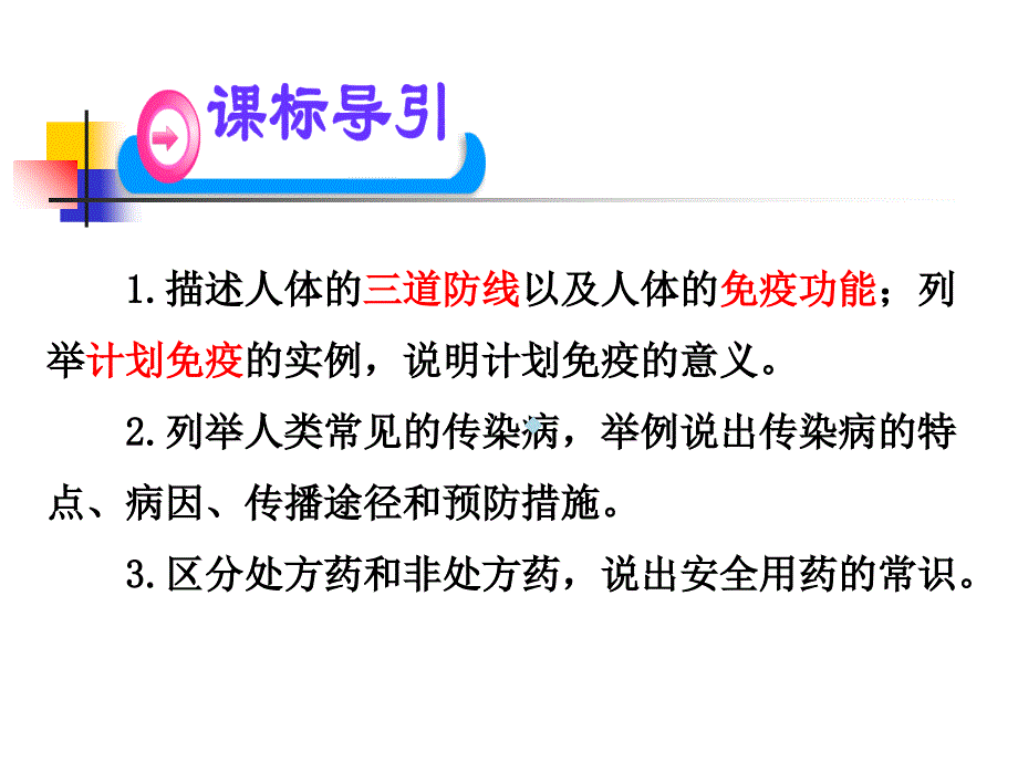 济南版生物学免疫复习课件_第1页