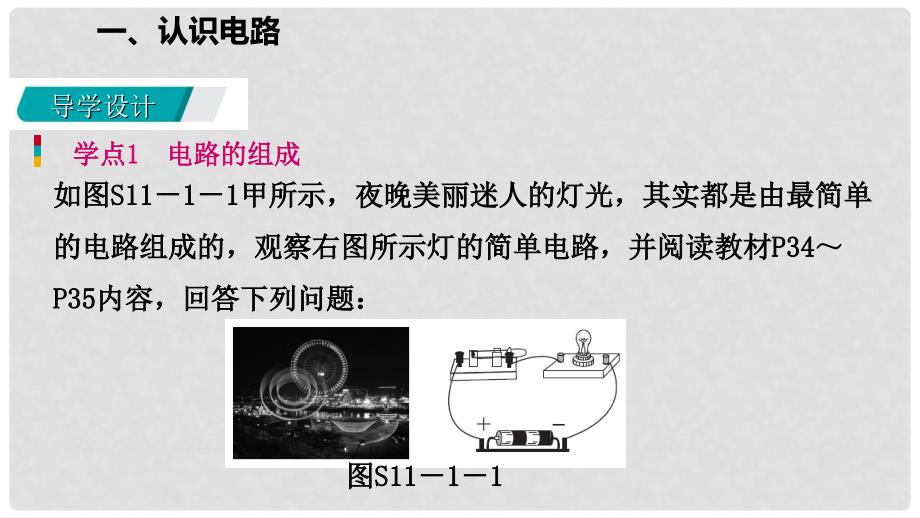 九年级物理全册 11.1认识电路课件1 （新版）北师大版_第2页