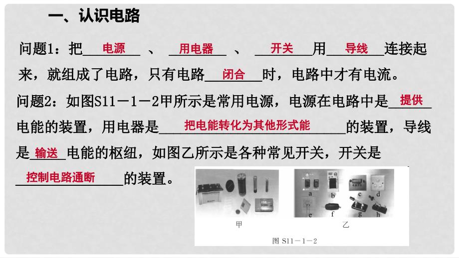 九年级物理全册 11.1认识电路课件1 （新版）北师大版_第3页