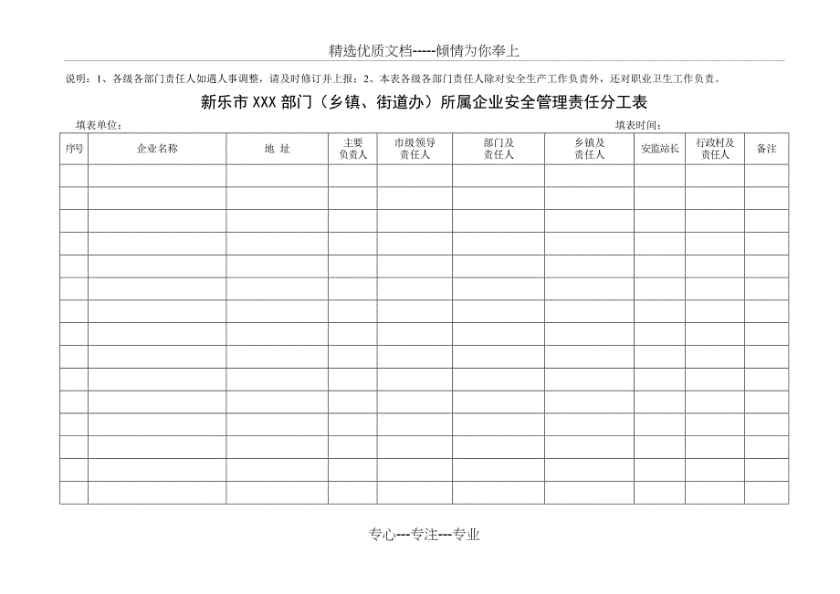 安全生产网格化管理填写样表_第2页