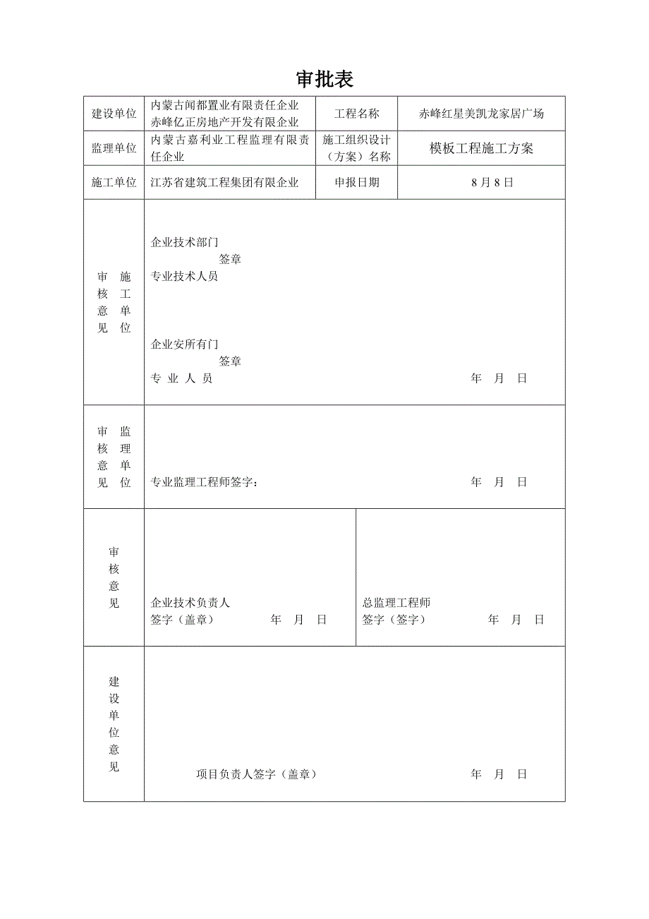 模板工程施工方案_第2页