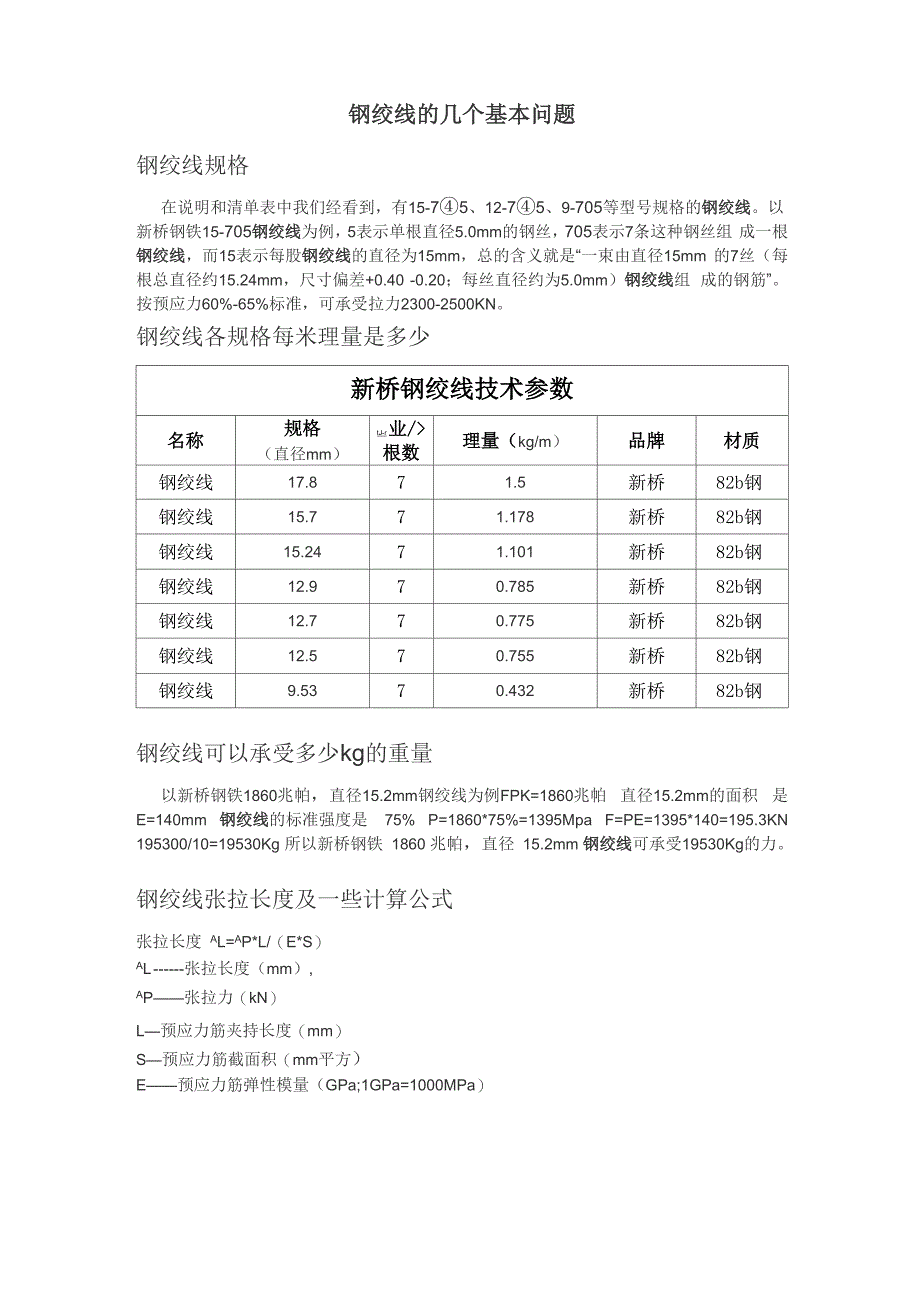 钢绞线的几个基本问题_第1页