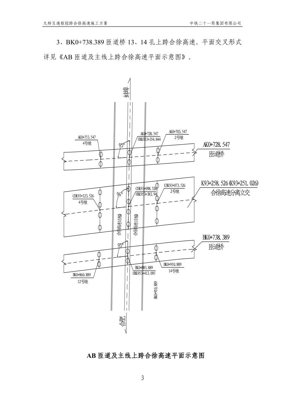 高速公路互通枢纽跨高速公路施工方案范本_第5页