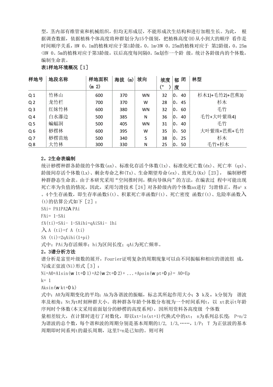 珍稀濒危植物桫椤种群生命过程_第2页