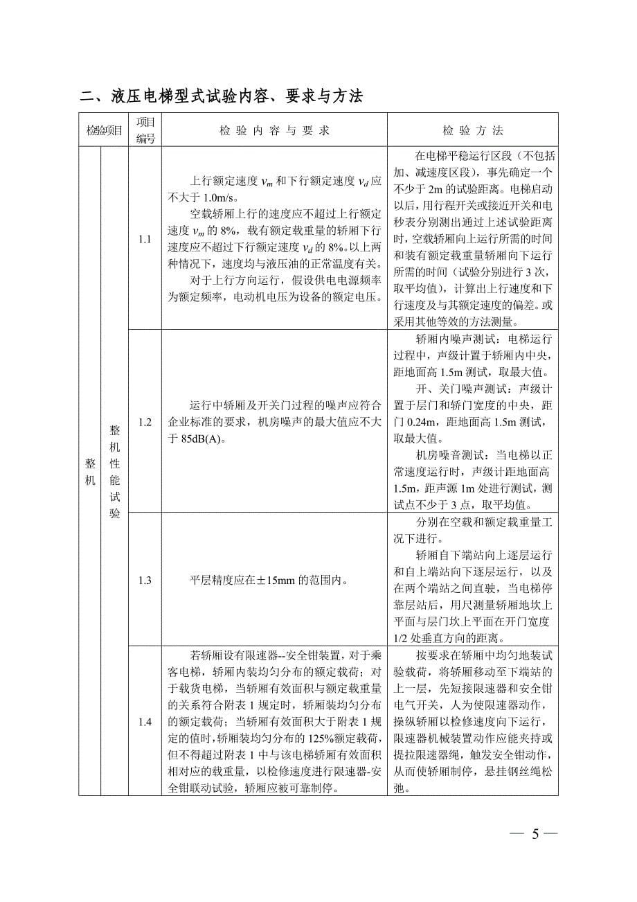 液压电梯型式试验细则.doc_第5页