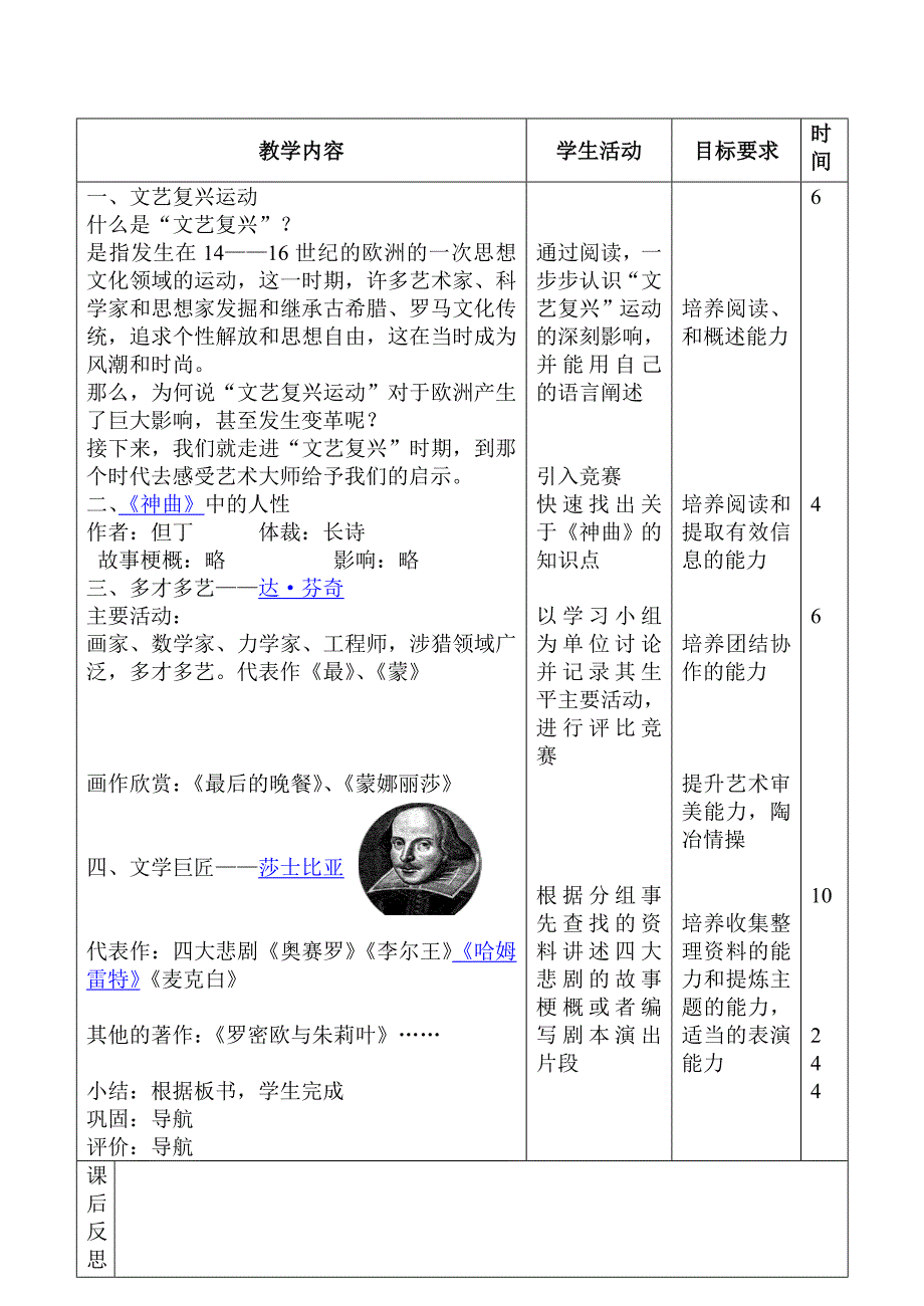 第1课向人性扼者宣战课型：常规课课时：1日期：2003-9-1教学目的知识.doc_第2页