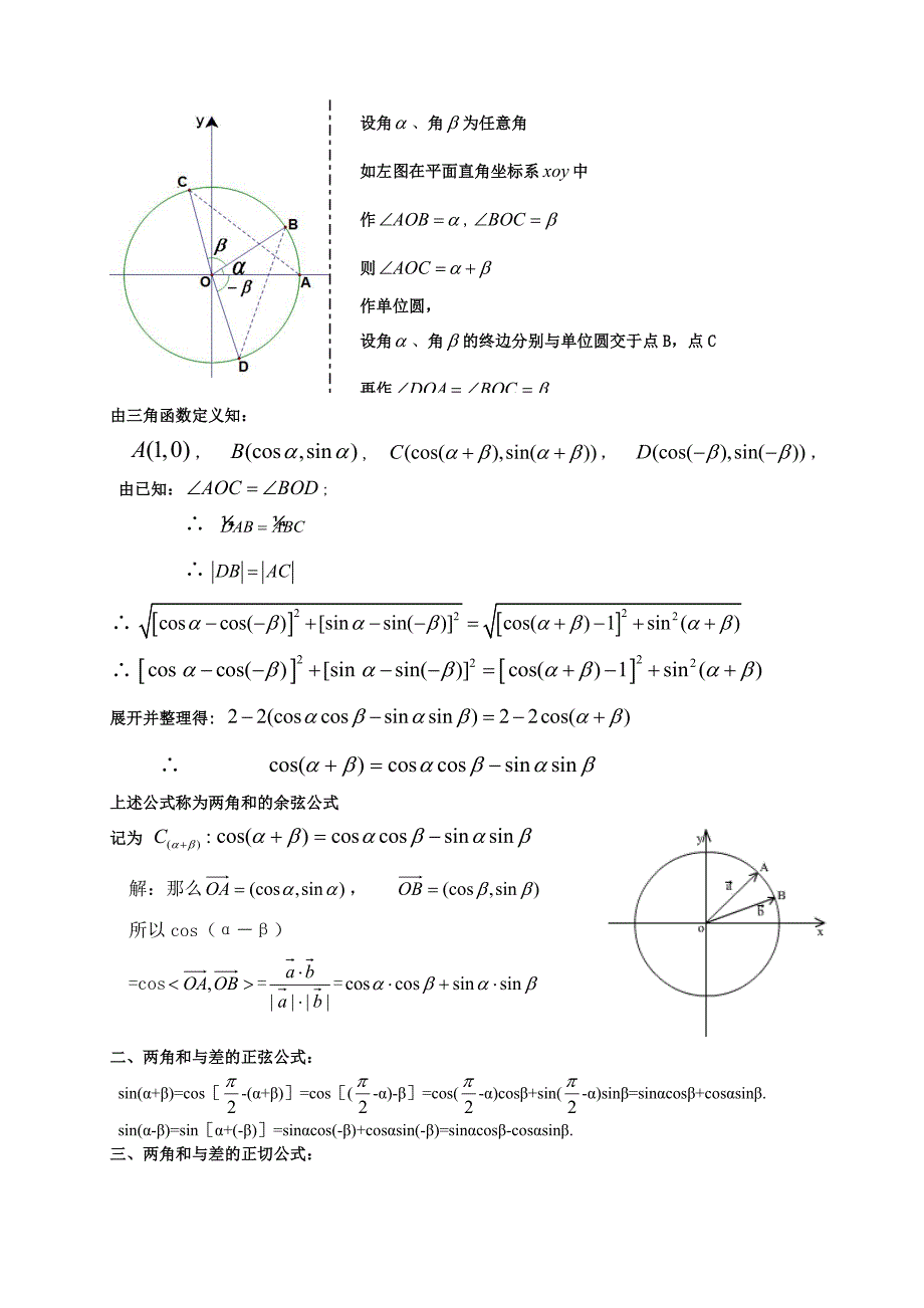 人教版高数必修四第9讲：两角和与差的正余弦及正切公式(教师版).doc_第2页