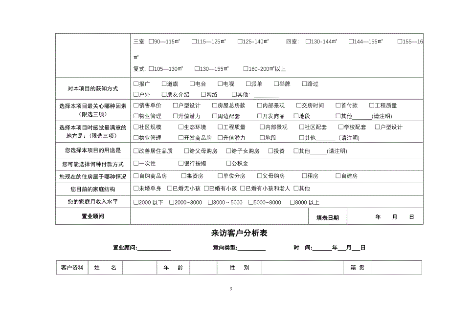 房地产全程营销策划全套表格35页.doc_第3页