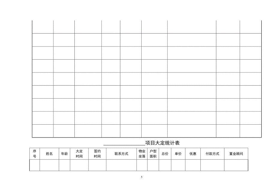 房地产全程营销策划全套表格35页.doc_第5页