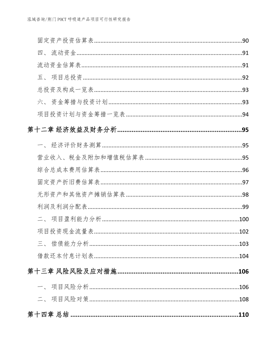 荆门POCT呼吸道产品项目可行性研究报告（范文模板）_第4页