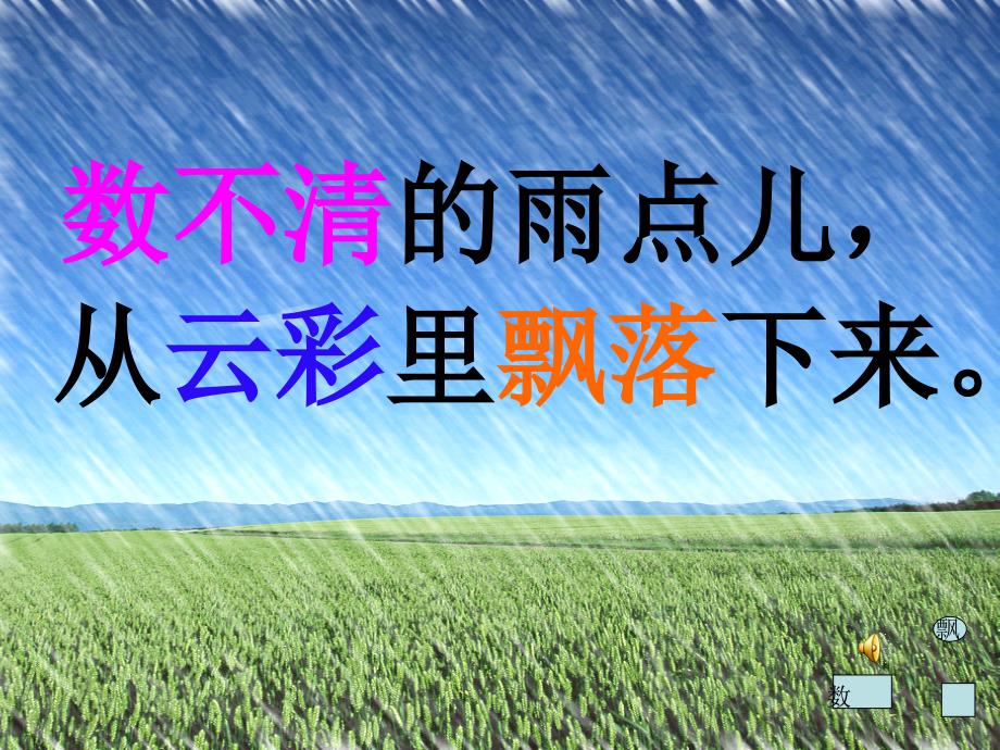 一年级语文雨点儿PPT课件_第3页