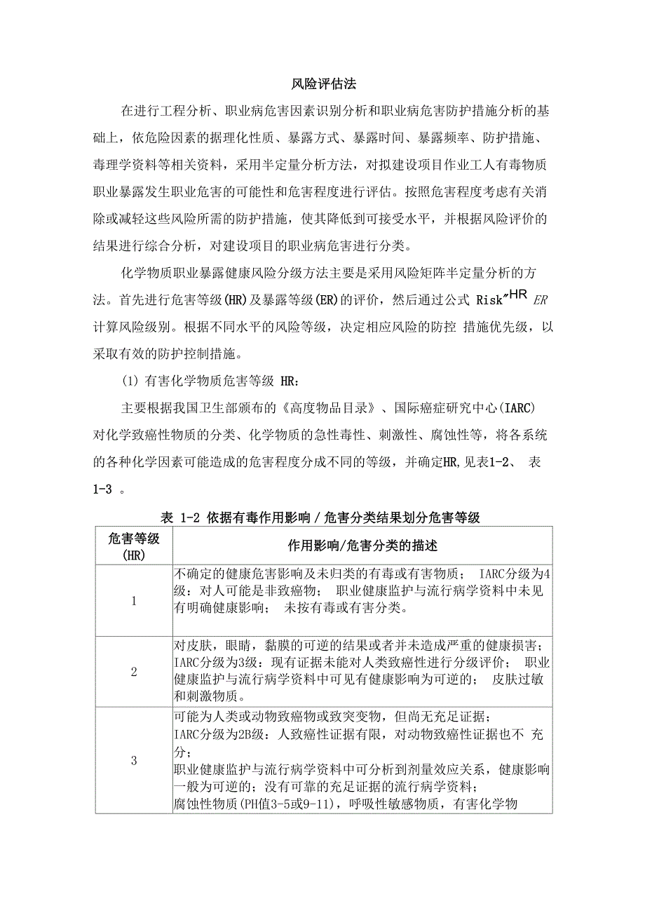 职业卫生风险评估法简介_第1页