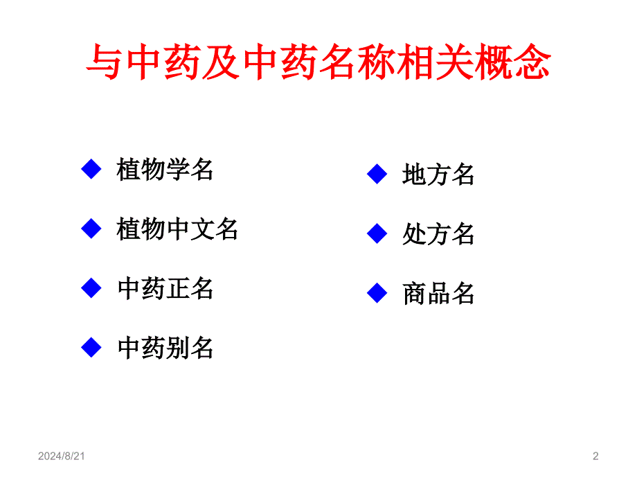 中药命名规范分析课件_第2页