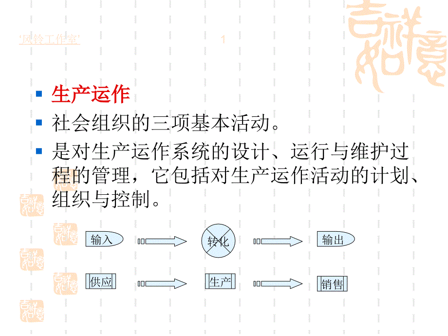 生产运作管理基层生产管理人员培训课件_第2页