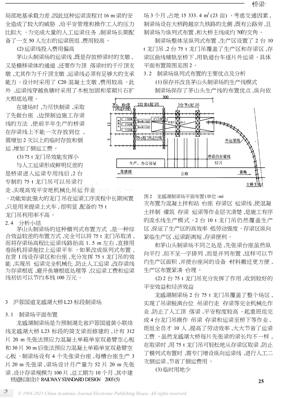 先张法预应力混凝土简支梁板制梁场的场地平面布置_第2页