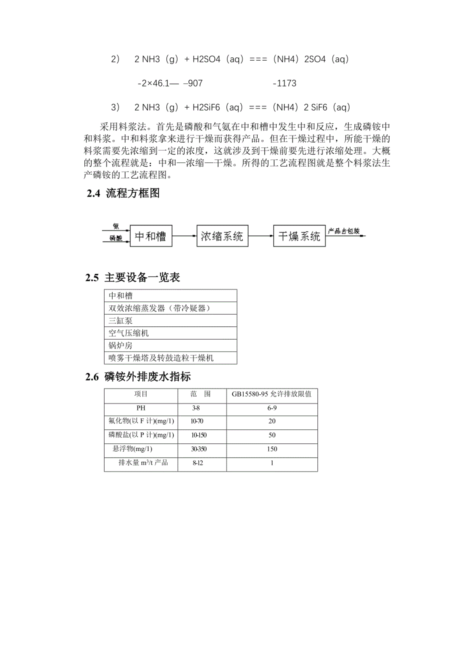 磷酸一铵工业设计计算方法_第3页